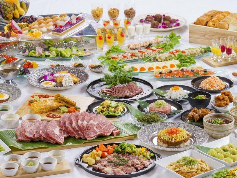 朝食ビュッフェ