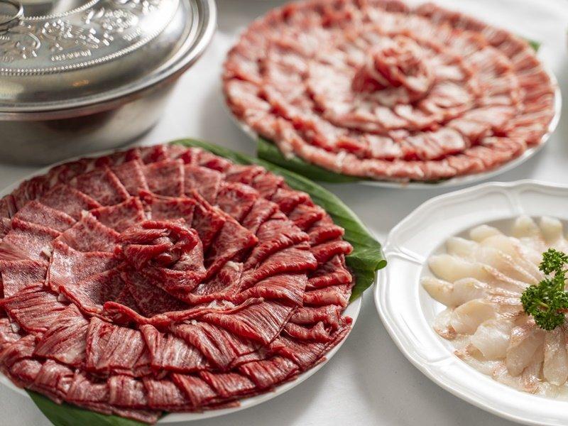 ディナー　しゃぶしゃぶが食べ放題