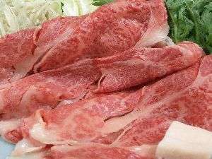 【特選ブランド牛】お肉好きな方に大鍋「霜降蔵王牛すき焼き」又は「しゃぶしゃぶ」会席プラン