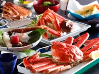 【貸切風呂無料特典付×部屋食】7種の蟹料理を堪能するならコレ!蟹姿・焼がに・かに刺・カニすき・蟹雑炊