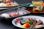 【お食事グレードアップ】～寿司と和牛ヒレステーキ付贅沢懐石プラン～