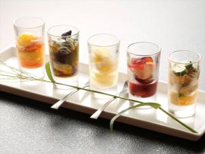 【三種の地酒】本日のご夕食に良く合う地酒の利き酒セットをご用意♪【美食懐石プラン】