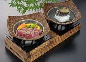 【平日限定】メイン料理は「上州牛ステーキ」&「活あわびの踊り蒸し」+ 釜飯の創作会席プラン!