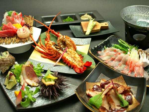 【食通プラン★潮彩】特別懐石<伊勢海老の焼き物><金目鯛しゃぶしゃぶ>付き!◆レイトアウト付き◆
