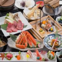 【美食の宝石箱】北陸の海・山の饗宴!贅沢にズワイ蟹・鮑・能登牛を味わう/個室食