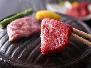霜降り淡路牛の石焼ステーキ&牛しゃぶ鍋と島の海の幸