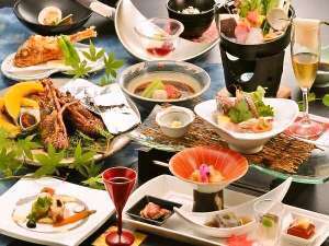 【基本プラン】新鮮な魚介類を味わえる!石花海名物「漁師焼き」&絶景温泉を堪能♪