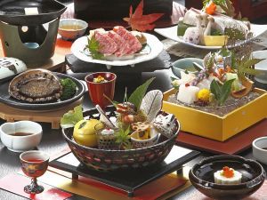 ☆山陰の味覚満喫☆ 鳥取和牛◆活アワビ 調理長おすすめ会席コース♪
