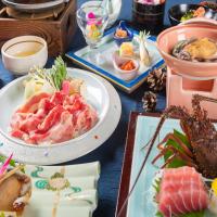 【当館自慢の料理長特選会席】伊勢海老や国産牛など最高級の食と、とろとろ温泉を堪能