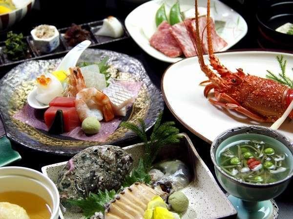◆伊勢海老・鮑・黒毛和牛/三大食材を手軽に楽しむ『グルメ派なあなた』のよくばりプラン