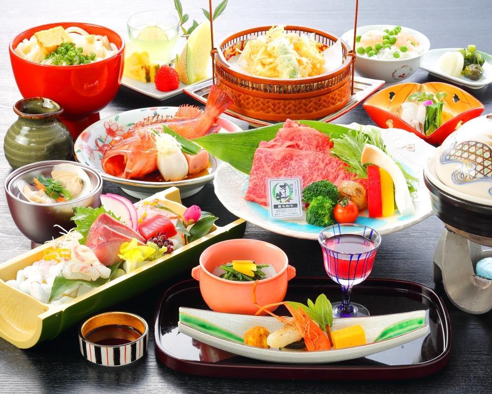 【飛天館プレミアム】女将特選2019年(9月・10月)讃岐オリーブ牛すき焼き、松茸の土瓶蒸し ※10月分