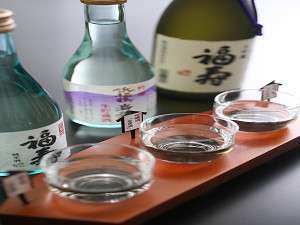 ◆兵庫県の地酒を堪能◆お酒好きの方へ!地酒3種飲み比べセット+地元素材たっぷりの夕食御膳を満喫~