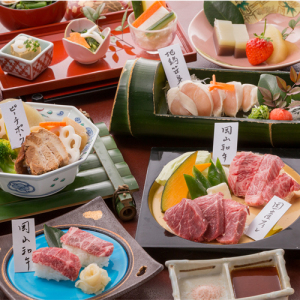 【部屋食★肉食系女子も大満足】料理長が肉に挑む!極上肉づくし会席《和牛フィレ&湯けむり地鶏&ポーク》