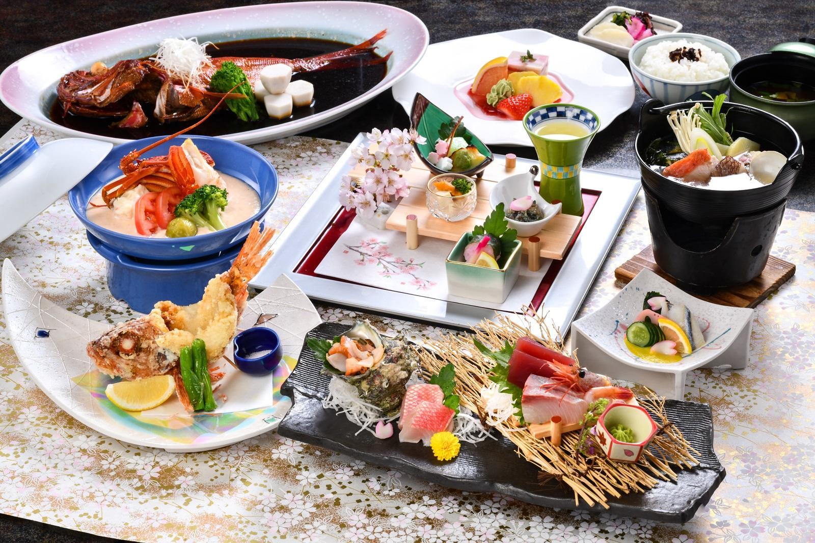 【基本】伊勢海老&金目鯛の煮付け&地魚セレクトスタンダードプラン