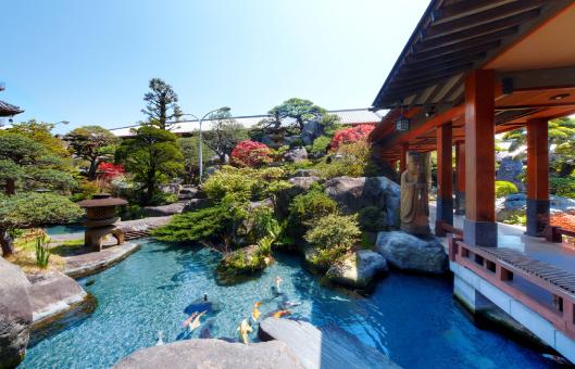 <スタンダードプラン>『かげつ甲州牛の溶岩焼き』&大露天岩風呂で寛ぐ
