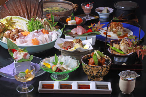 当ホテル最高のお料理!南紀本クエづくし会席