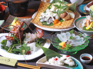 当館人気♪南紀やすさみの名物(伊勢海老、イブの恵み、ハモ)を味わうすさみ名物