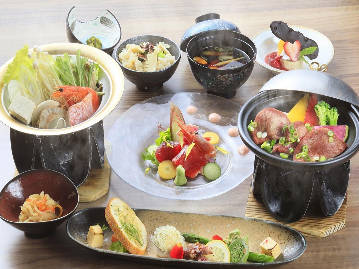 【風雅膳】お酒を嗜む方や小食の方におすすめ/量控え目の膳で温泉をお得に愉しむ<ライトコース▼風雅膳>