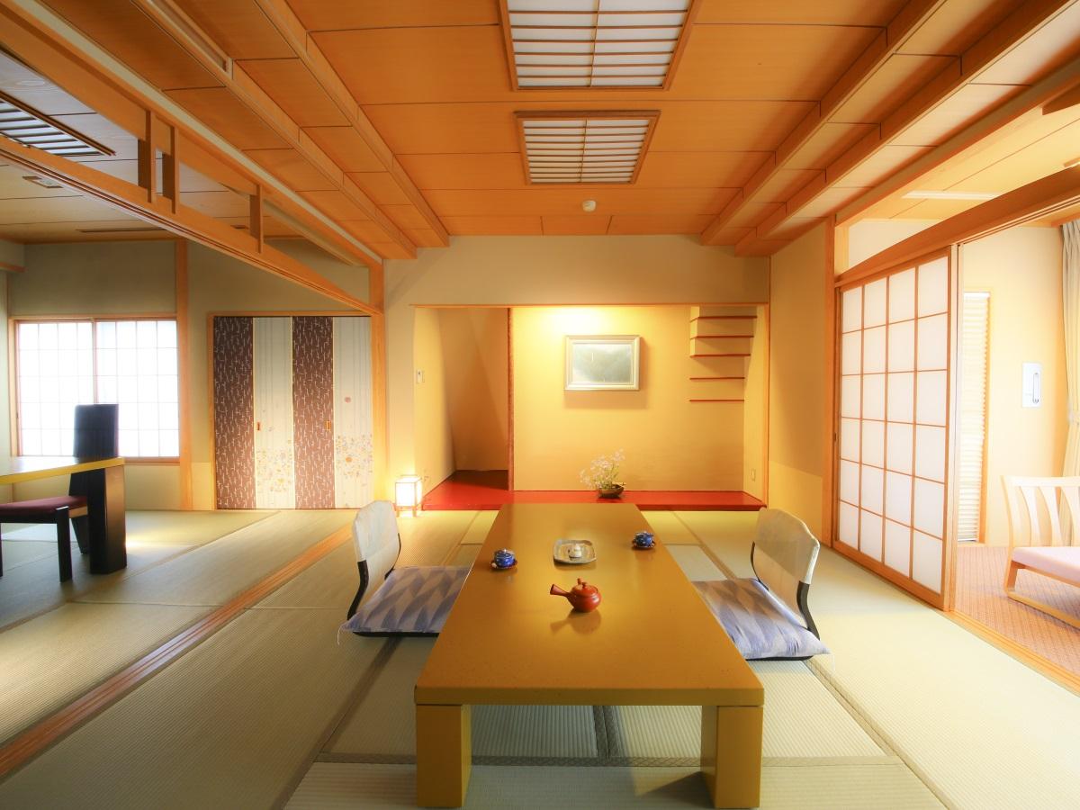 【特別室確約】広さにこだわる方向け/二間以上の特別室で寛ぎの温泉旅★和食会席(食事処)