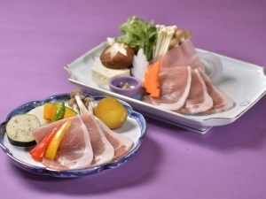 ★北海道産豚肉付★すき焼きorしゃぶしゃぶ一人鍋/ビュッフェ