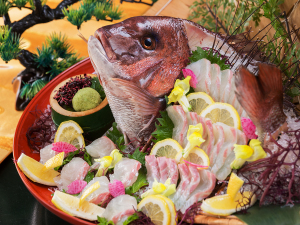 【瀬戸内-姿盛り-】“瀬戸内海沿いの宿”だからこそ<新鮮な刺身>が食べたい!4大特典付!