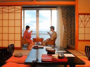 【海の見えるお部屋&海の幸】 特別なおもてなしをお二人に♪うれしい特典付き☆「おふたり円満プラン」