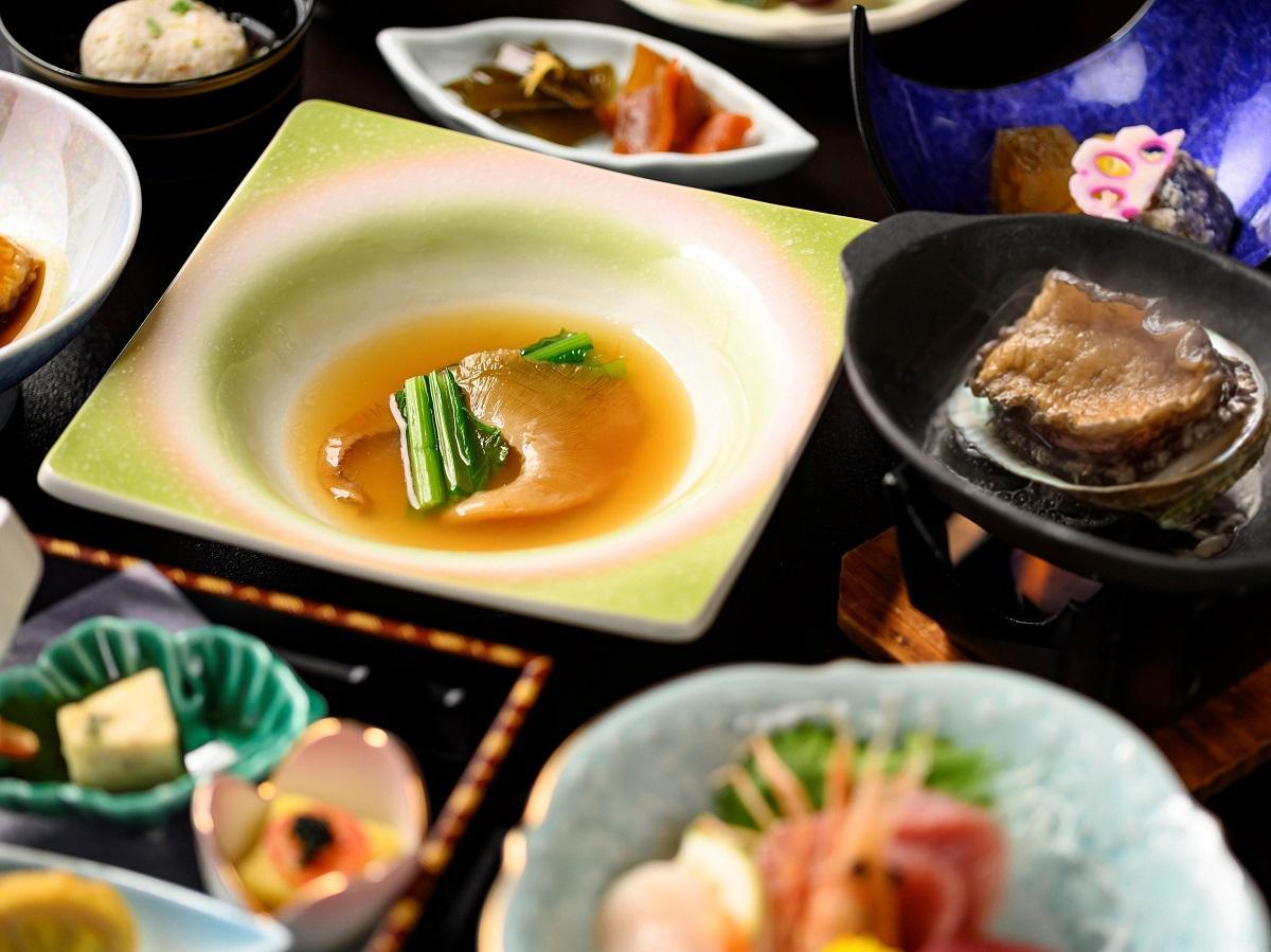 【 鮑・ふかひれプラン 】三陸の味覚の競演!豪華食材をご堪能ください。