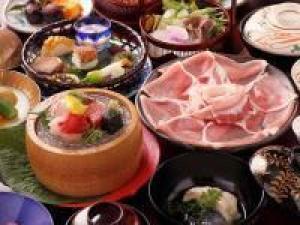 鹿児島の旬!郷土の絶品食材!黒豚しゃぶしゃぶ会席プラン