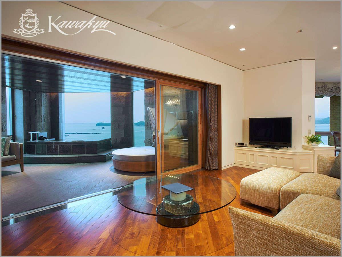 【王様のビュッフェ】プレジデンシャルスパ・スイートルーム「潮香」ご宿泊プラン