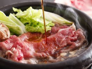 【姫路和牛A4ランク以上確約!】日本のご馳走「すき焼き」コース