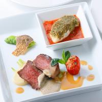 【平日限定】モンマルトル“お肉&お魚ツインプレート”ディナー付きプラン ご朝食付き