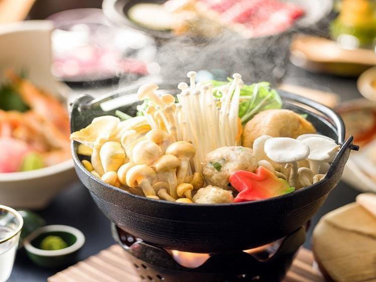 【岩魚朴葉味噌焼・春の山菜天麩羅・信州豚塩仕立て鍋】恵みづくし基本会席プラン