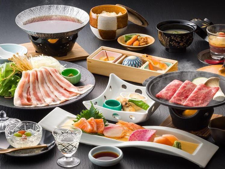 【海鮮鍋~ブイヤベース風~・信州牛山河蒸し】信州恵みづくし基本会席プラン
