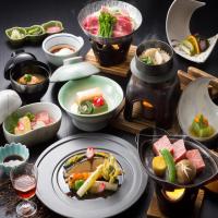【今だけ割!お一人5000円OFF】館内利用券2000円付【和牛陶板焼・和牛野菜鍋】彩りグレードUP