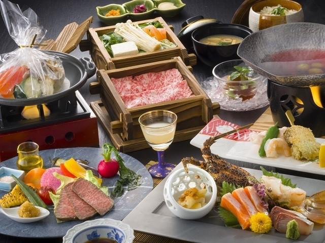 【温泉付き客室がお得】<期間限定>中央殿・温泉露天風呂付が最大6000円OFF!恵みづくし最上級会席