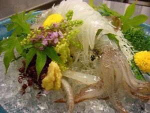 【夏】8/10迄【活けイカ姿造り】離れのお部屋でにごり湯、かけ流し内湯と露天風呂付で少し贅沢プラン!