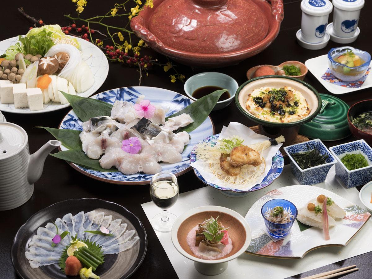 【至福の極みプラン】超特選!淡路島3年とらふぐ会席コース★お部屋食