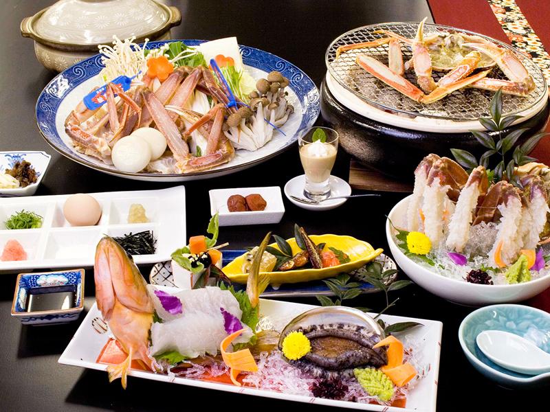 地元ブランド 冬の味覚「活蟹(タグ付松葉蟹1匹)「活蟹会席」プラン≪11月~3月≫