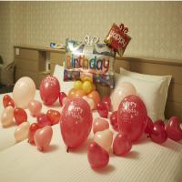 ■【誕生日】バルーンベッドメイクでお連れ様にサプライズ♪