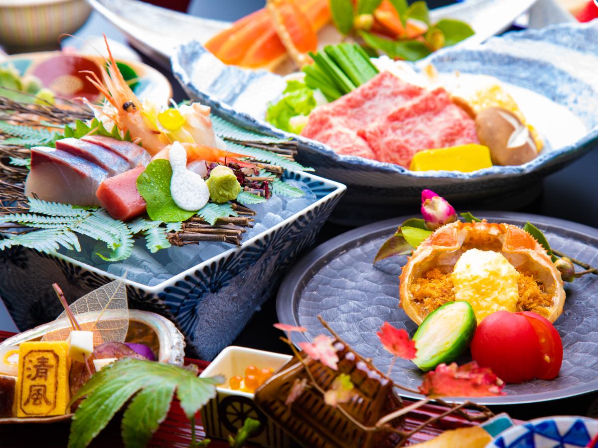 【雅会席スタンダードプラン】ワンランク上の四季折々の食材を味わう≪食事処≫