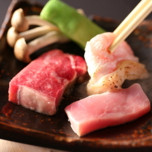 信州山里御膳 【信州ブランド肉3種食べ比べ】 ~信濃路の 恵みをうけた 里料理~