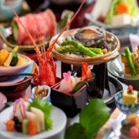 【ランクアッププラン】◆和会席19:30~◆伊勢海老&あわび付和食会席を夕食に!<和会席>