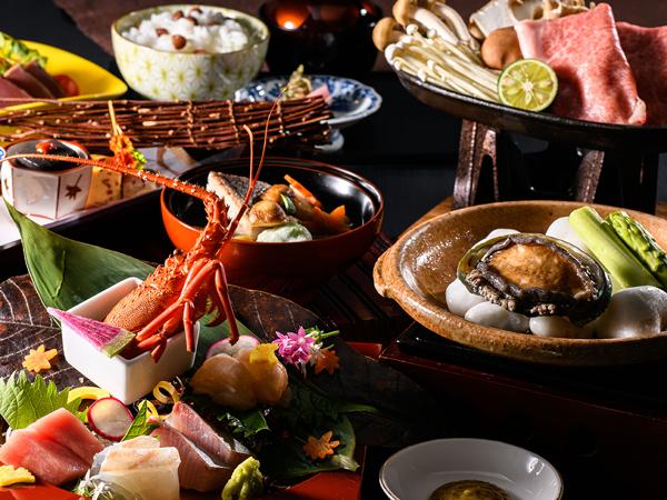 【グレードアッププラン】◆和会席18:00~◆伊勢海老・あわび付和食会席!(和会席/朝食バイキング)