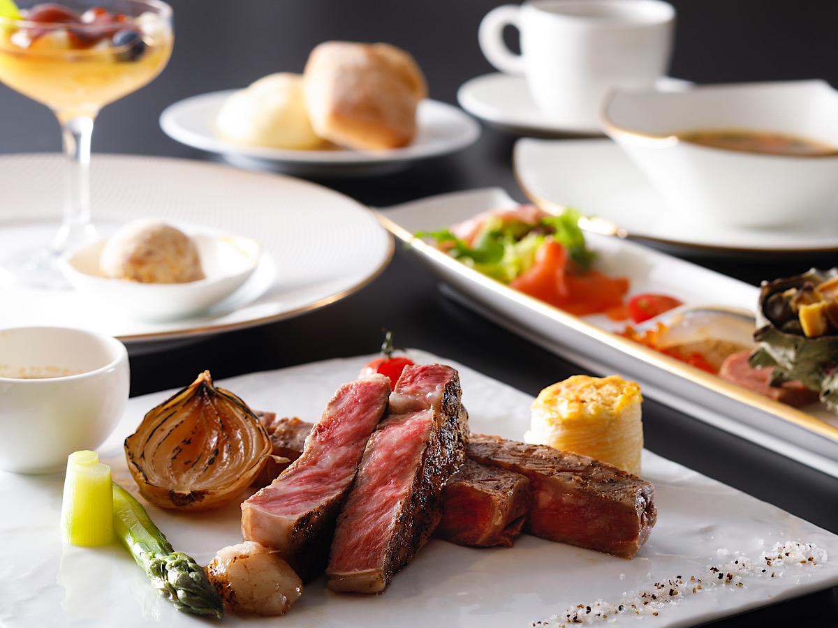 ☆淡路牛ロース肉200g!☆淡路牛ステーキや島食材を取り入れたフレンチと朝食ブッフェで満腹&温泉を満喫