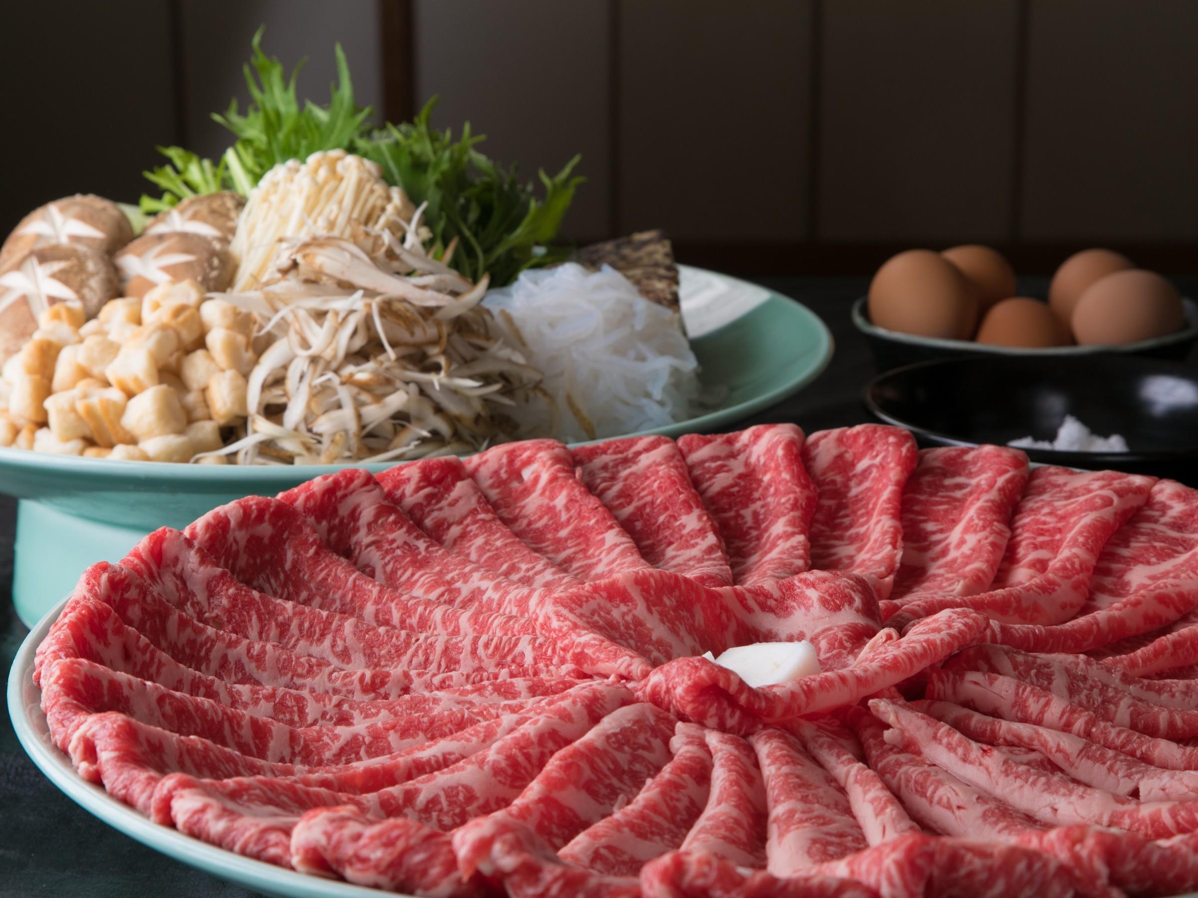 【自家牧場産和牛!】鹿児島産黒牛和牛すき焼きプラン♪