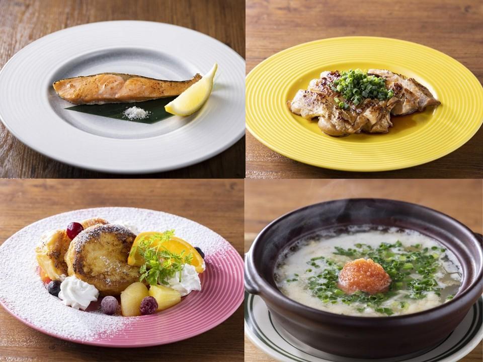 【スタンダード／朝食付】九州産の野菜を使った品数豊富で栄養バランスのとれた朝食付き