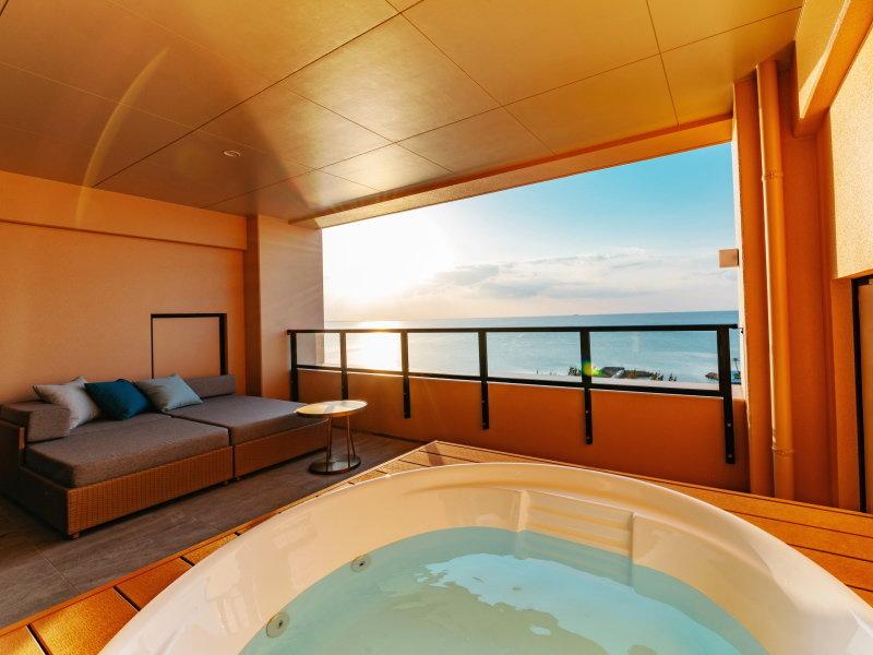 【早割75】全室屋外ジェットバス付〜寛ぎのAQUAステイ(お部屋のみ)